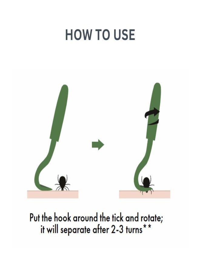 أم-بيتس مزيل القراد M-PETS Fearless للكلاب والقطط (عبوة من 3 قطع)، يزيل القراد والبراغيث والعث بفعالية، سهل الاستخدام، أداة تنظيف صديقة للبيئة تعمل بنظام الخطاف واللف للحيوانات الأليفة الصغيرة والمتوسطة والكبيرة. - Image 4